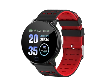 Smartwatch 1 reloj inteligente 1 cable de carga 1 manual de usuario rojo