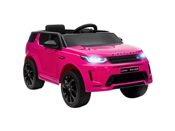 Coche Eléctrico Infantil Land Rover Discovery Sport De 12 V Con Mando A Distancia, Color Rosa.