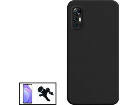 Kit Carcasa + Protector de Pantalla + Soporte TCL 30 GIFT4ME Negro