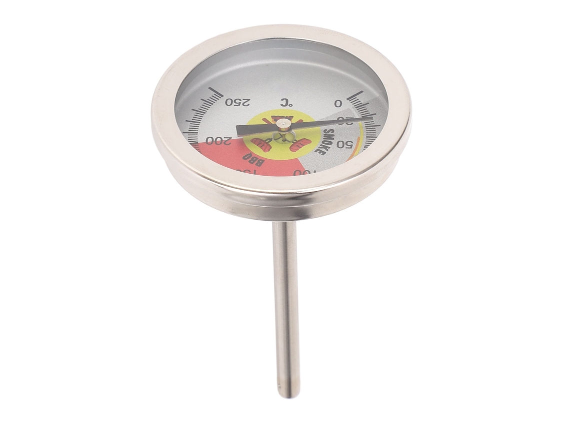 Termómetro De Horno De Acero Inoxidable De 52 Mm Para Barbacoa De Cocina, 0-250 ℃