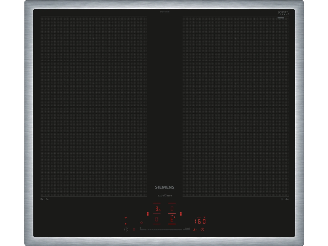 iQ700 EX645HXC1E hobs Negro Integrado 60 cm Con placa de inducción 4 zona(s) SIEMENS
