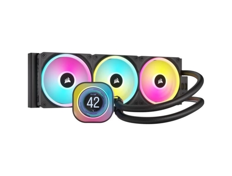 Water Cooling CORSAIR Icue Link H150I Lcd Aio Radiador 360Mm Liquid Cooling para Cpu