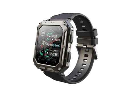 Reloj inteligente militar para hombres Ip68 a prueba de agua 1 rastreador de ejercicios táctico de 83 pulgadas para Android Ios AUJEZON