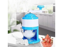 Trituradora de hielo manual pequeña para el hogar, máquina de hielo multifuncional con manivela Rosewell