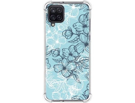 Carcasa Samsung Galaxy A12 TUMUNDOSMARTPHONE Dibujos Antigolpes Flores 03 Multicolor