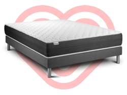Conjunto Muelles Vital 130 X 200 Cm Kit Somier Gris