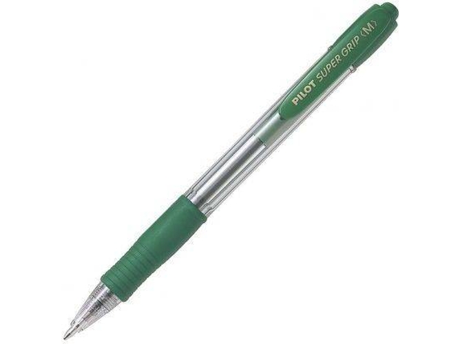 Bolígrafo Retráctil PILOT Super Grip Verde