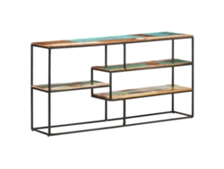 Aparador De Madera Maciza Reciclada 150x30x75 Cm