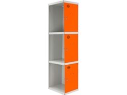 Simonlocker Profesional Desmontable 3 Puertas 1/3 400 Adicional Gris/Natural SIMON RACK