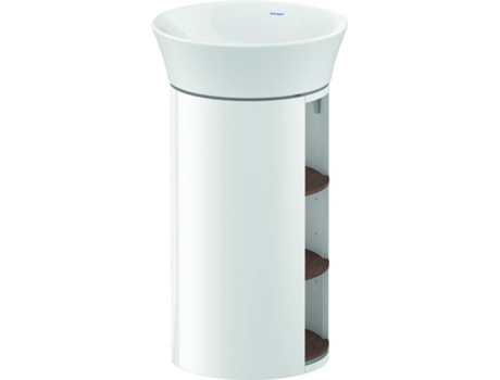 DURAVIT White Tulip, mueble de lavabo de pie, ancho 350 x fondo 410mm, con compartimento abierto, con tecnología tip-on, WT42390