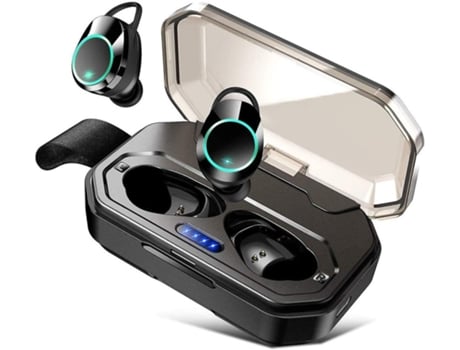 Earbuds Chronus Água Inear Tws Hifi Sound BISBISOUS True Wireless Bluetooth Negro