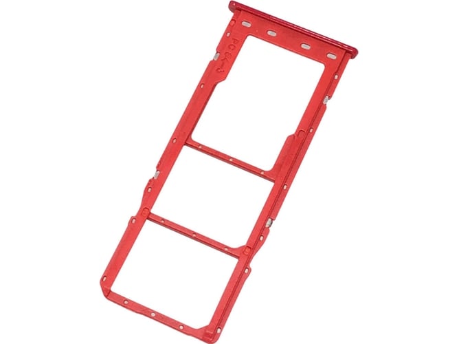 Bandeja tarjeta Doble Nano SIM + Micro SD SAMSUNG Galaxy A10 de recambio - Rojo