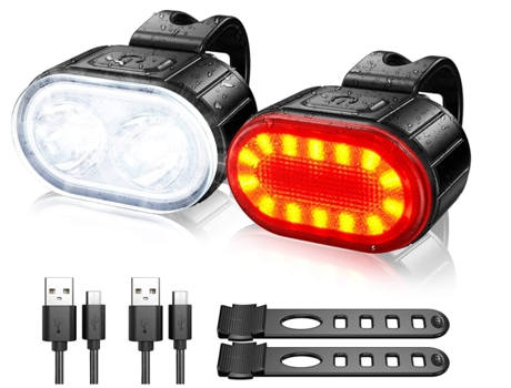 Luz Trasera CHRONUS (Negro)