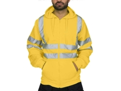 Chaqueta De Trabajo Hombre De Alta Visibilidad Amarilla Tallas M-4xl Poliéster L Amarillo
