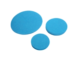Protector de fieltro para platos y sartenes. Separador antideslizante para platos y sartenes (verde lago, 48 piezas).