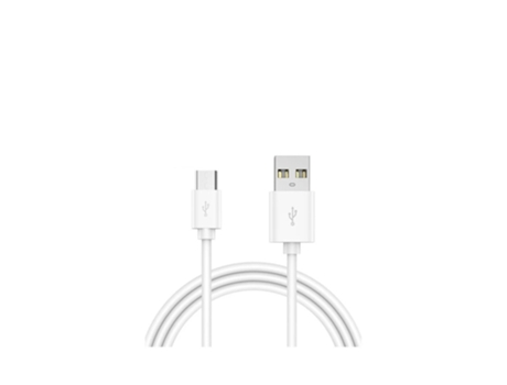 Cable de carga micro USB a USB de 1 metro y 1,2 A para teléfonos móviles - Blanco - GOEIK BY PC GO