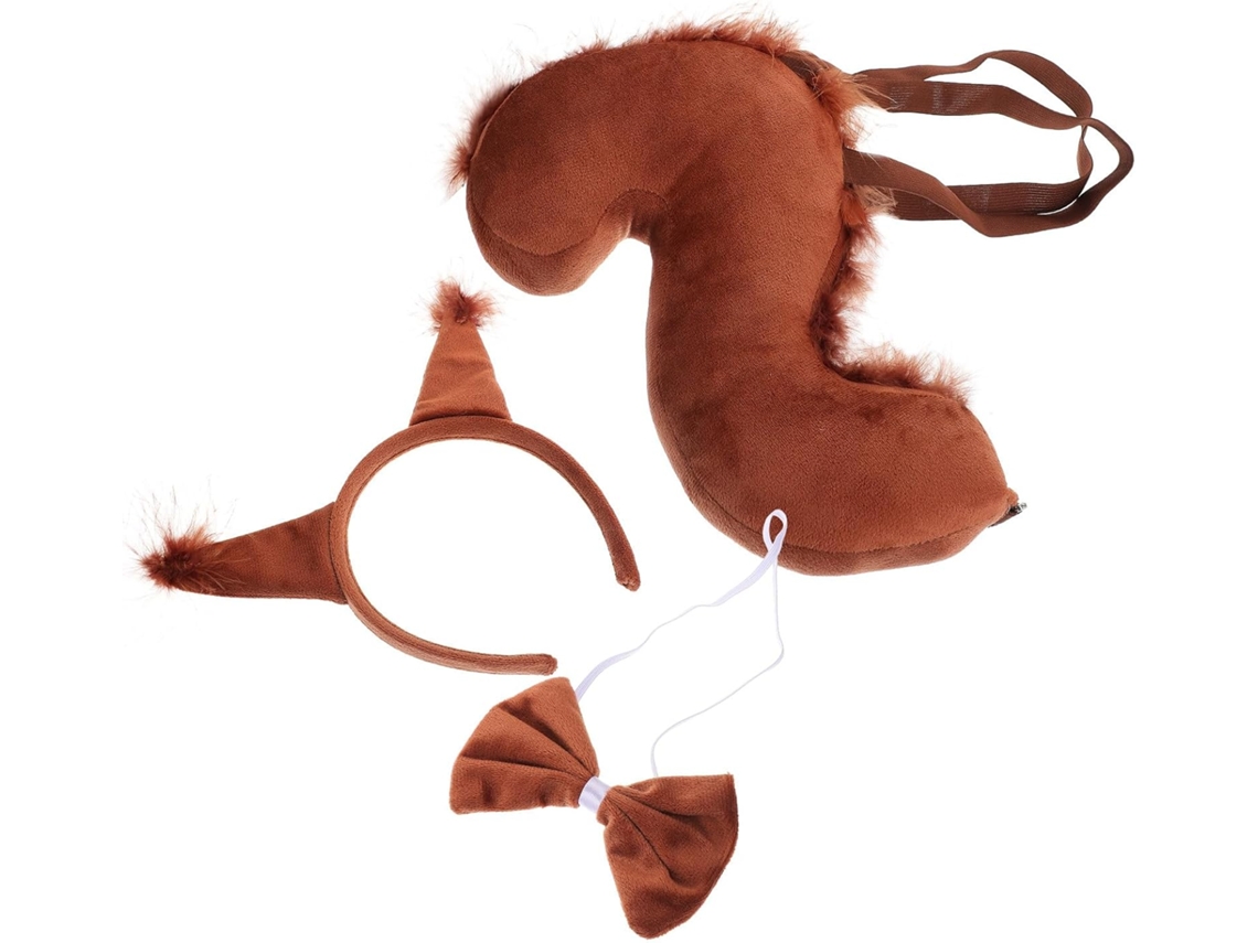 Diadema De Orejas De Ardilla, De Tela, Para Niños Y Niñas, Disfraz De Cosplay De Animales.