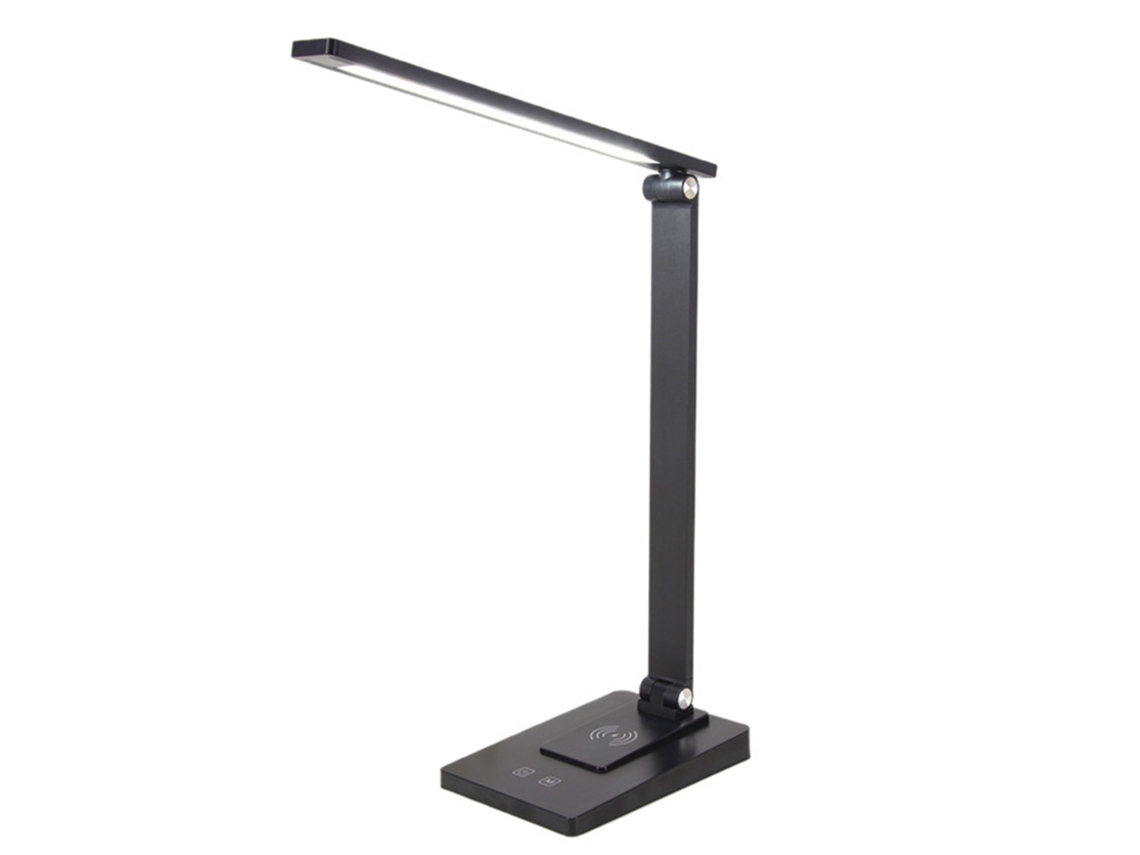 2026-lámpara De Escritorio Led Con 3 Niveles De Brillo Cuidado De Ojos Plegable Luz De Lectura Usb Carga Inalámbrica 2500mah Recargable
