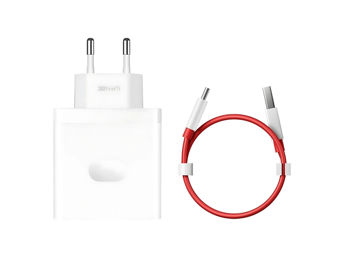 Cargador de Pared ONEPLUS SUPERVOOC (Blanco - USB-C - Enchufe EU)
