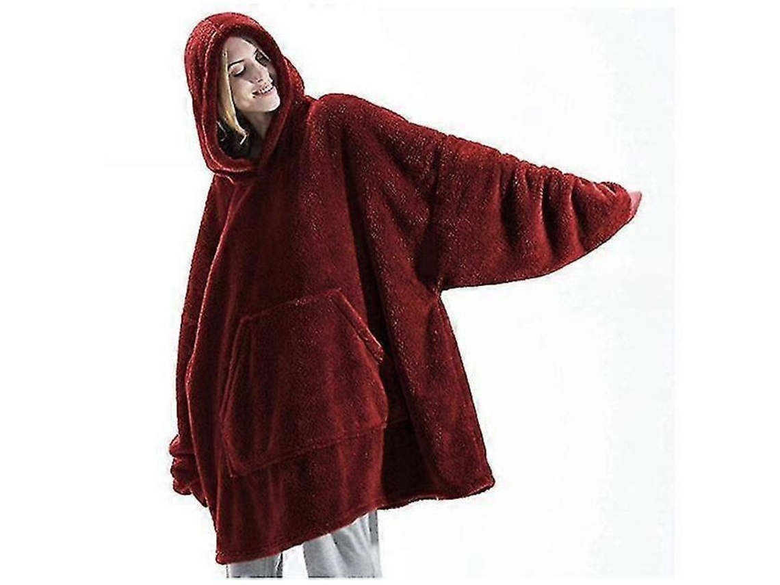 2026-sudadera Con Capucha Blanket Warm Soft Sherpa Fleece Oversized Usable