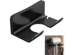 Suporte Para Secador De Cabelo Sem Necessidade De Furar A Parede, Suporte Para Banheiro, Adequado Para A Maioria Dos Secadores De Cabelo.