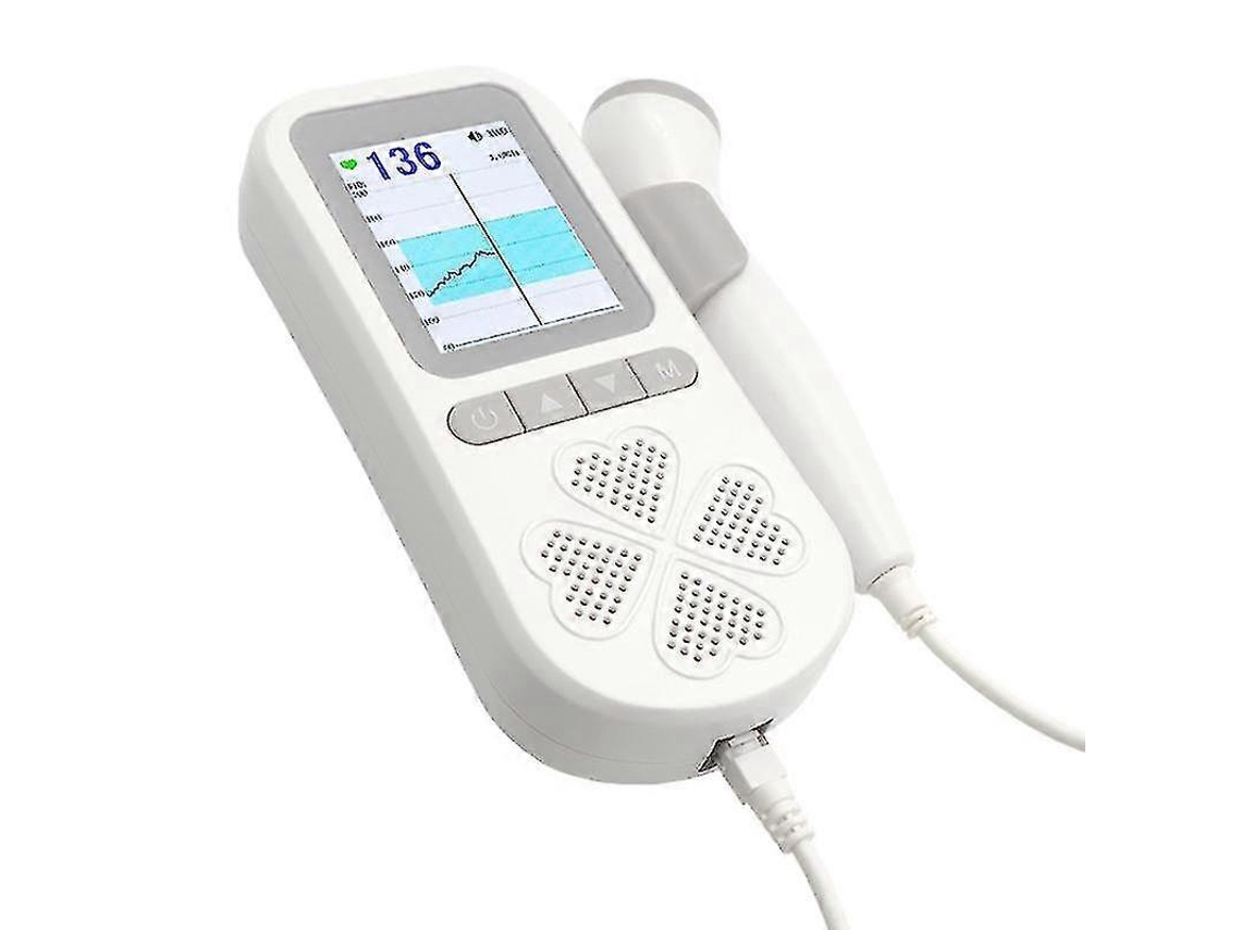 Detector de frecuencia cardíaca fetal con pantalla LCD sin radiación, monitor de frecuencia cardíaca fetal Doppler de alta calidad en Jinyubo Store