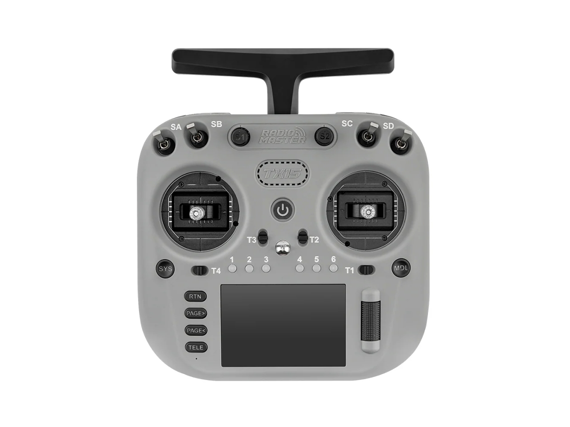 Radiomaster Tx15 Gris versión Lbtcontrolador Radio Elrs 16ch 2.4ghz/900mhz Integrado Gimbals Hall V5.0 Pantalla Táctil 3.5" Drones Fpv