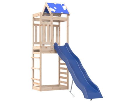 Parque infantil de exterior de VIDAXL madera maciza de pino