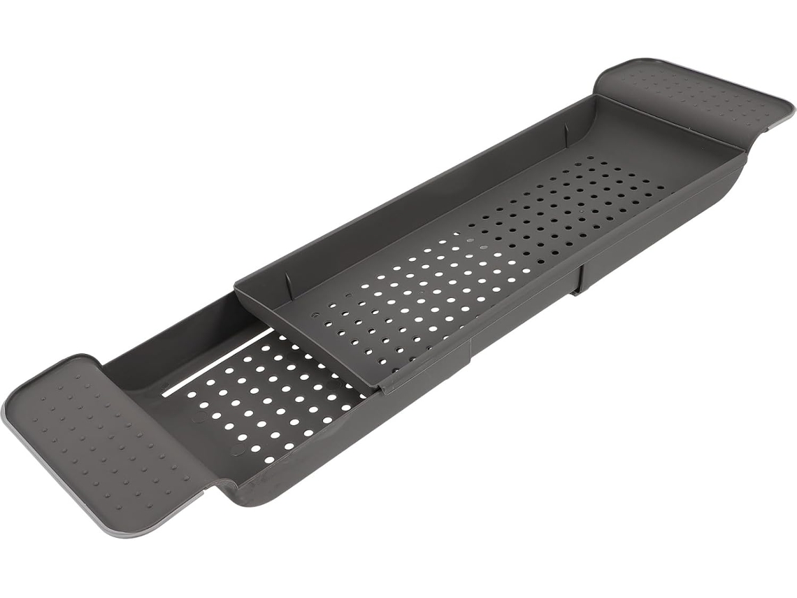Plateau De Bain Extensible Gris, Soporte De Rangement Para Salle De Cuisine