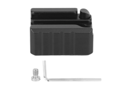 TRUYUETY Adaptador de Montura Cold Shoe para Cámara SLR, Base de Fijación Rápida con Accesorios Fijos para Expansión de Cage