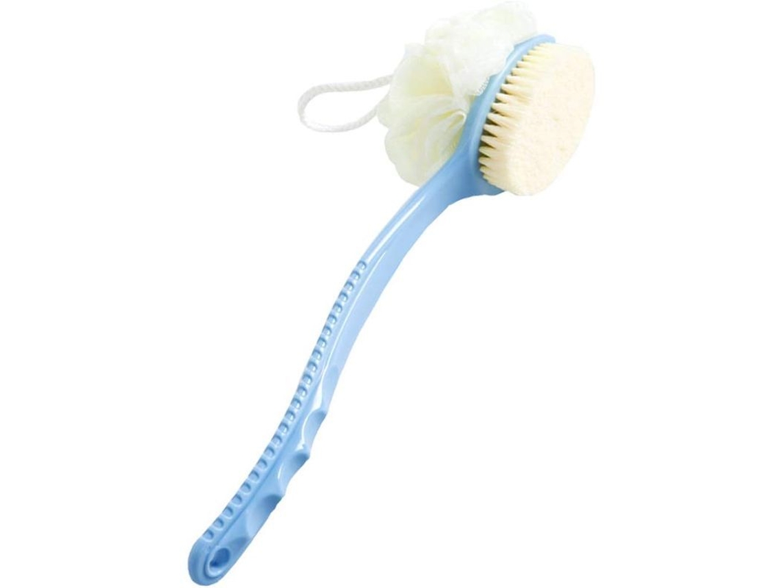 Dan26-escoba De Baño Linjou Con Mango Largo Exfoliante Para Cuerpo Y Espalda Ideal Para Hombres Y Mujeres Azul