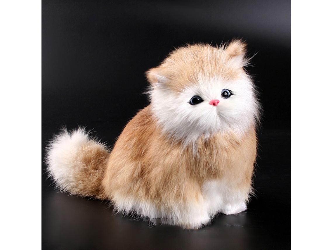 Gato De Peluche Con Sonido De Maullido Para Niños, Lindo Juguete Para Mascotas De 6 Años En Adelante