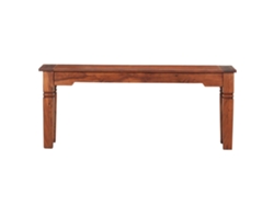 Banco de interior | Banco de madera maciza de acacia de 110 cm