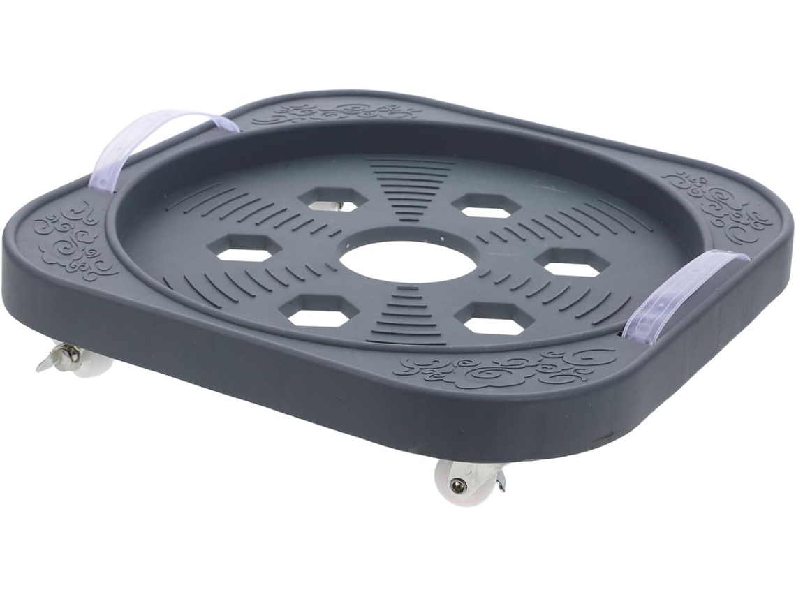 Soporte De Plástico Resistente Para Plantas De Interior Con Ruedas.