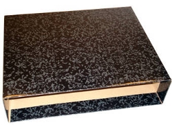 Caja para Carpetas de Archivo SMART OFFICE Micro Negro (31 x 29 cm)