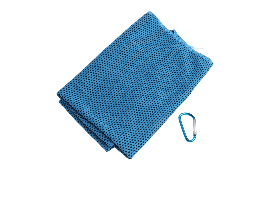 JILLIOPER Toalla Deportiva Azul Práctica - Toalla de Cuello en Microfibra Suave y Transpirable para Yoga, Gimnasio, Camping, Correr
