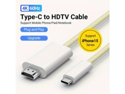 Cable USB C a HD para oficina y hogar Tadvyyvayotoy