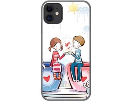 Carcasa iPhone 11 (6.1) TUMUNDOSMARTPHONE Café Multicolor