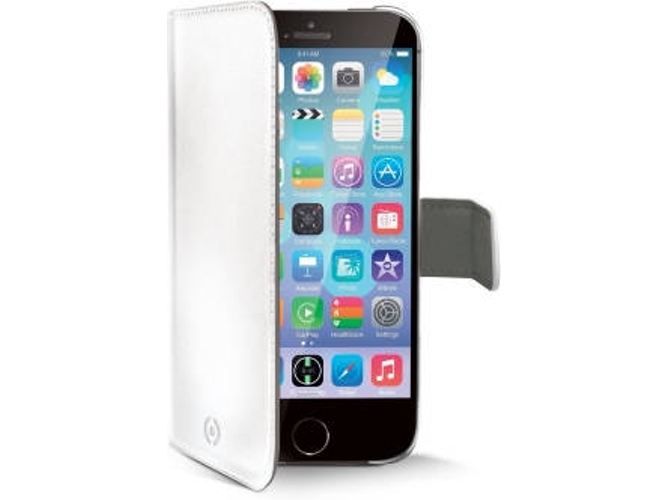Funda iPhone 6 CELLY Wally Blanco