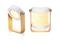 Lámpara De Mesita De Noche Con Luz Táctil Ajustable, Portátil Y Segura Para