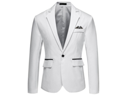 2026-chaqueta Casual Para Hombre Mystdiy Con Un Botón Y Solapa De Escote, Estilo Juvenil Y Popular, Corte Slim