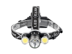 Linterna Frontal Zoom Usb Recargable Camping/pesca/ciclismo/senderismo/lectura Negro