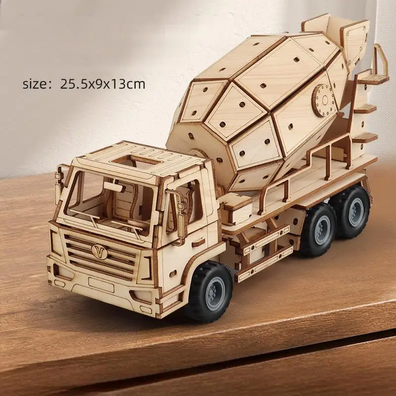 (estilo 3) Kit De Modelo De Coche Mecánico Para Armar, Rompecabezas De Madera 3d