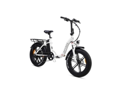 Vester Step 2026 - Bicicleta eléctrica plegable con neumáticos anchos, 48 V, 14 Ah - Blanco Garza