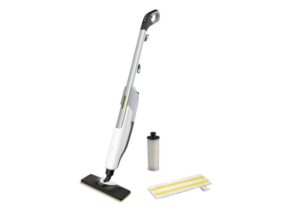 Nuevo KÄRCHER Sc 2 Trapeador a vapor vertical de fácil fijación 1600 W Calentamiento rápido 30 s Limpia 50 m² Elimina hasta el 99 9 % de los virus