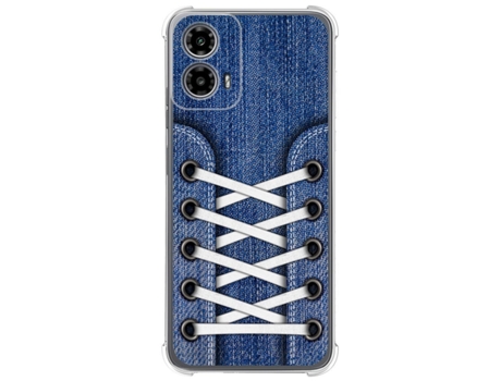 Funda Diseño Zapatillas para Motorola Moto G34 5G TUMUNDOSMARTPHONE Silicona Multicolor