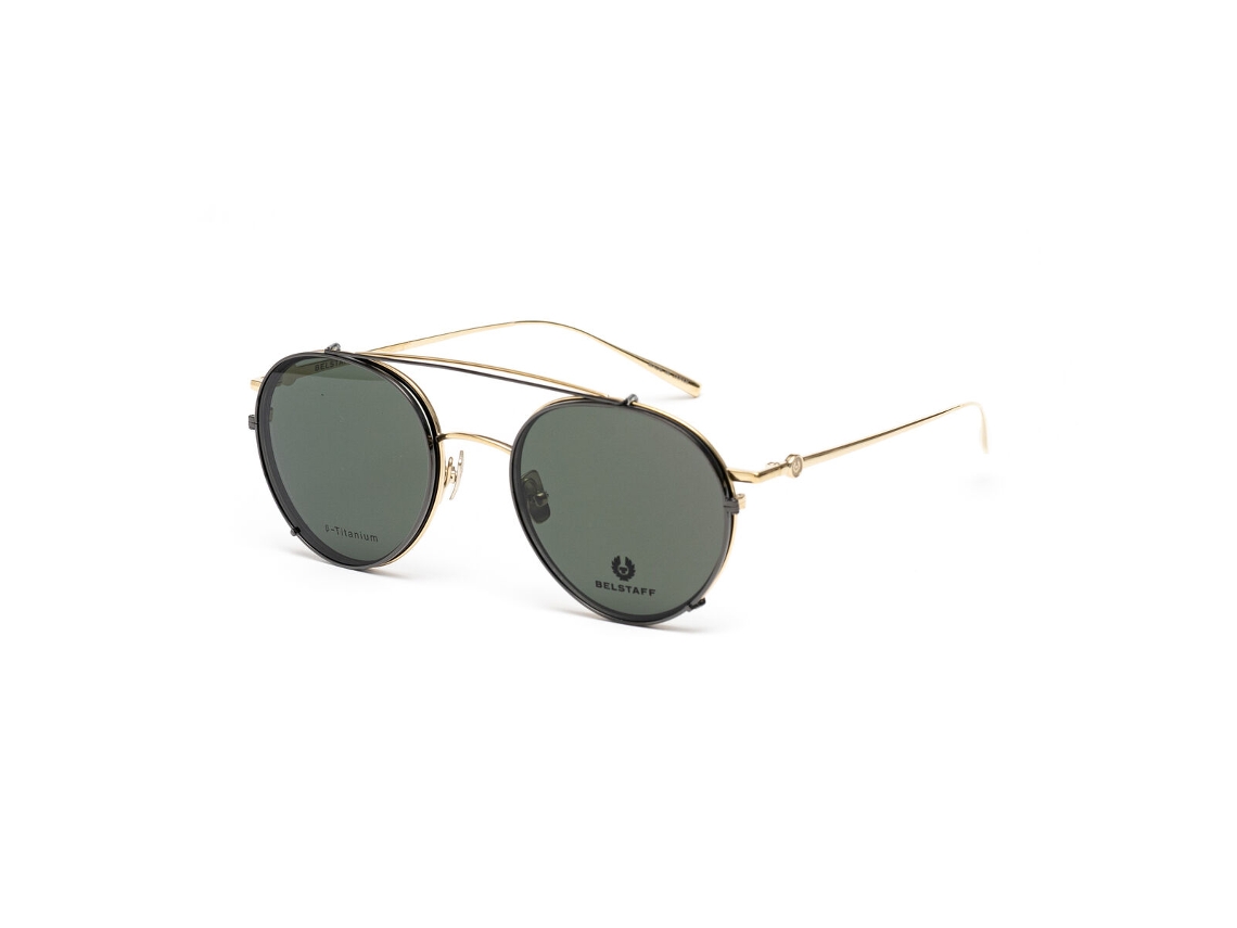 Montura De Gafas Gafas De Sol Belstaff Jagged-clip-on-dorado (titanio - Dorado - Ø 53 Mm)