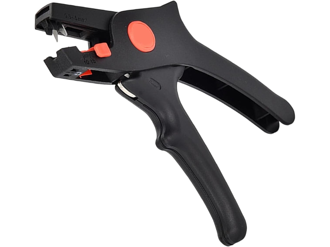 Alicates pelacables automáticos ergonómicos con ajuste preciso de profundidad.