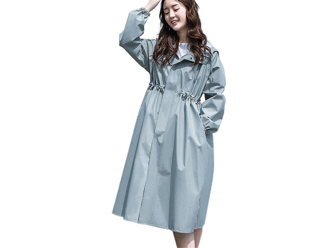 2026-impermeable Largo Ligero Reusable Con Capucha Para Mujer Ideal Para Actividades Al Aire Libre