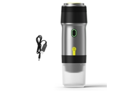 Cafetera Portátil Inalámbrica 3 En 1 Para Coche, Hogar Y Viajes Con Cápsulas Y Café Molido - Mini